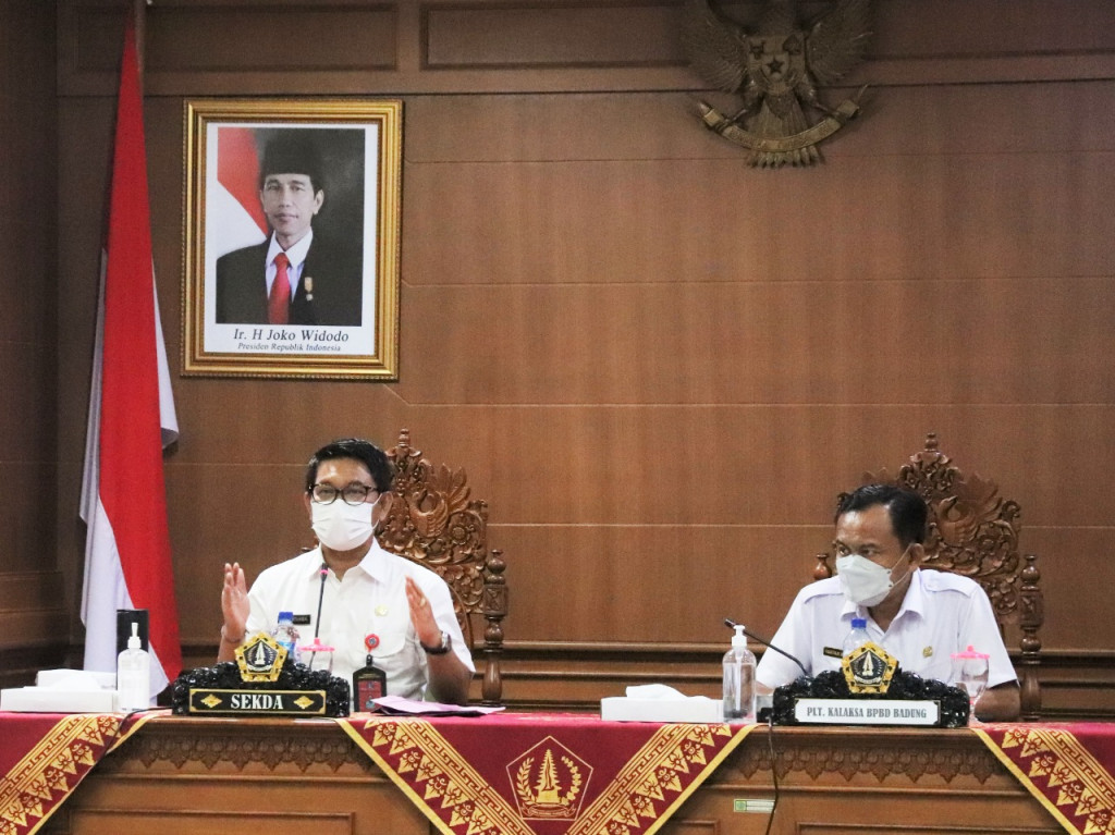 Rapat Koordinasi Satgas Nataru Kabupaten Badung bersama Forkopimda, Persiapan Menyambut Natal dan Tahun Baru